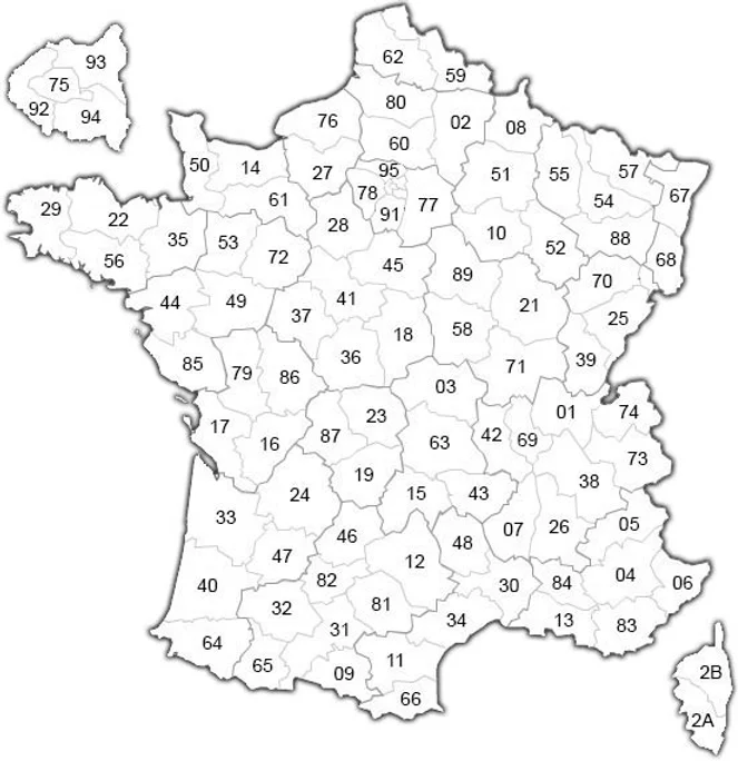 Carte de France des courtiers en prêts immobilier