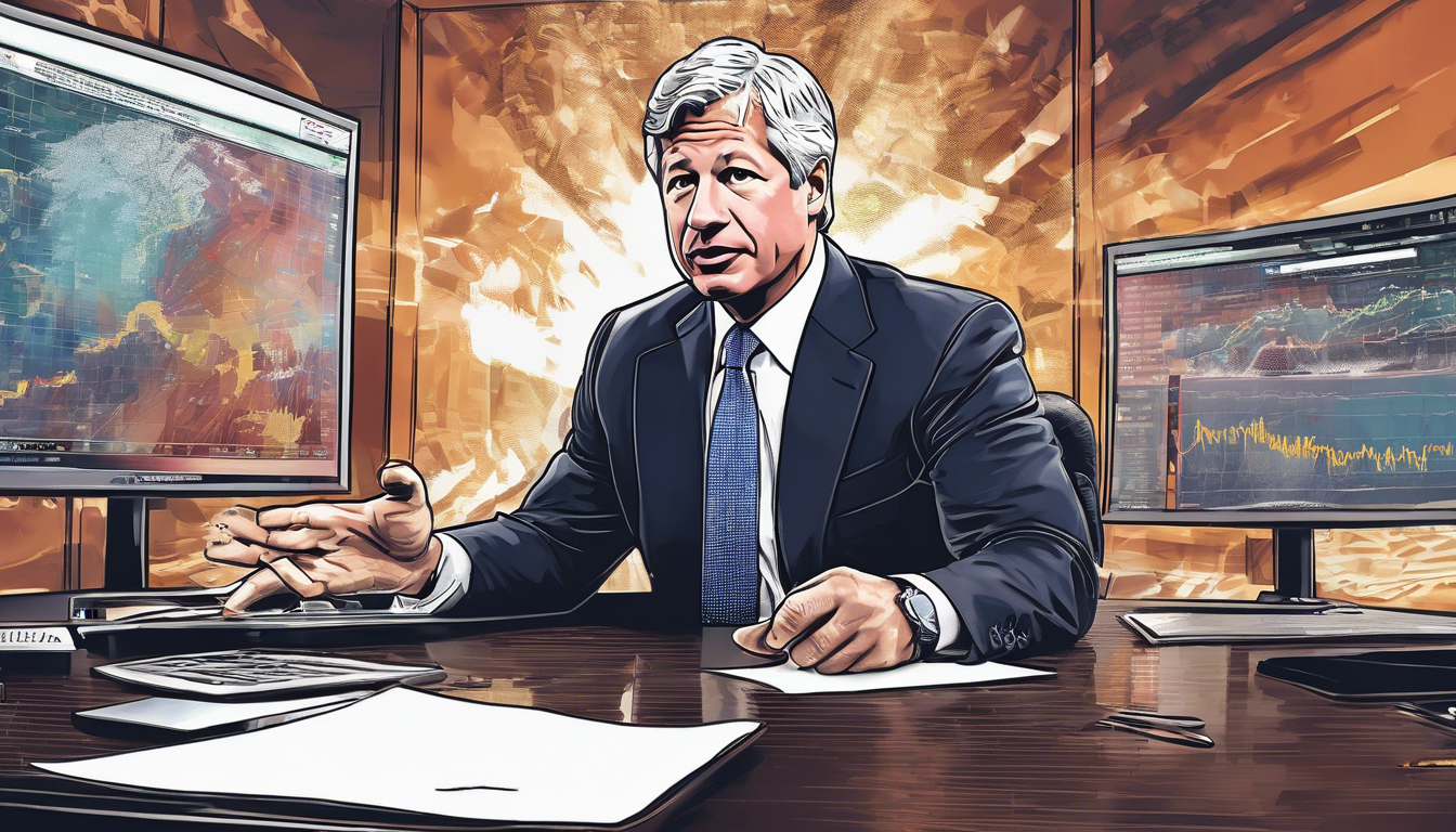 le pdg de jpmorgan, jamie dimon, lance un avertissement sur la sous-estimation par les marchés des enjeux liés aux tarifs commerciaux, prévoyant un effondrement des bénéfices du s&p 500. découvrez les implications de ces déclarations sur l'économie et le marché boursier.