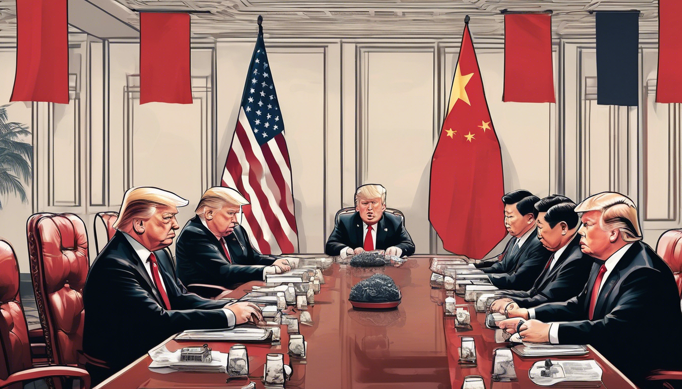 découvrez les défis des négociations entre donald trump et xi jinping, alors que les discussions commerciales stagnent et que des tensions persistent. un aperçu des enjeux et des conséquences sur l'économie mondiale.